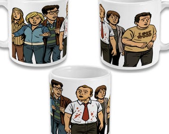 340 g keramisk kaffemugg tekopp Shaun of the Dead