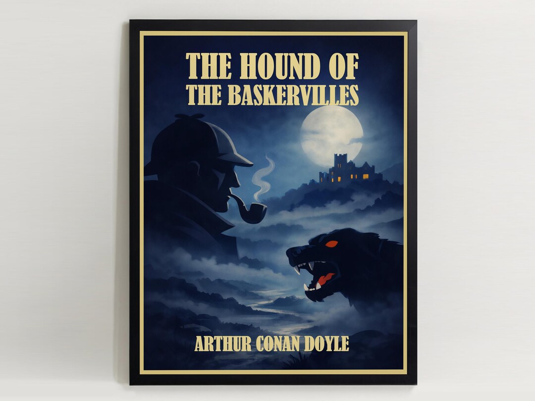 The Hound of the Baskervilles Sherlock Holmes Poster Digital Download ...