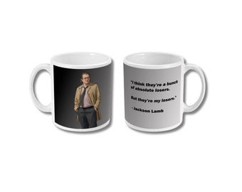 340 g keramisk kaffemugg tekopp Jackson Lamb Slow Horses