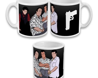 340 g keramisk kaffemugg tekopp The Sopranos
