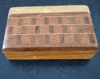 Inlaid Wood Jewelry Box