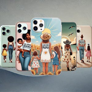 Designer Silicone Phone Case for iPhone & Samsung - Stylish Protection with Unique Designs, Perfect Mother&#39;s Day Gift - Water and Dirt