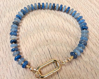 Blue Aventurine Bracelet - 7.5"