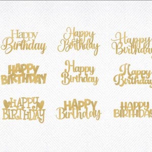 Cake_topper Happy Birthday . svg