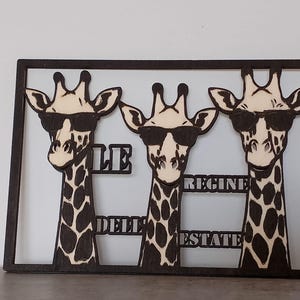 Quadro Giraffe Estate 2025