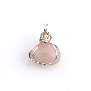 Rose Quartz Crystal Pendant - Love