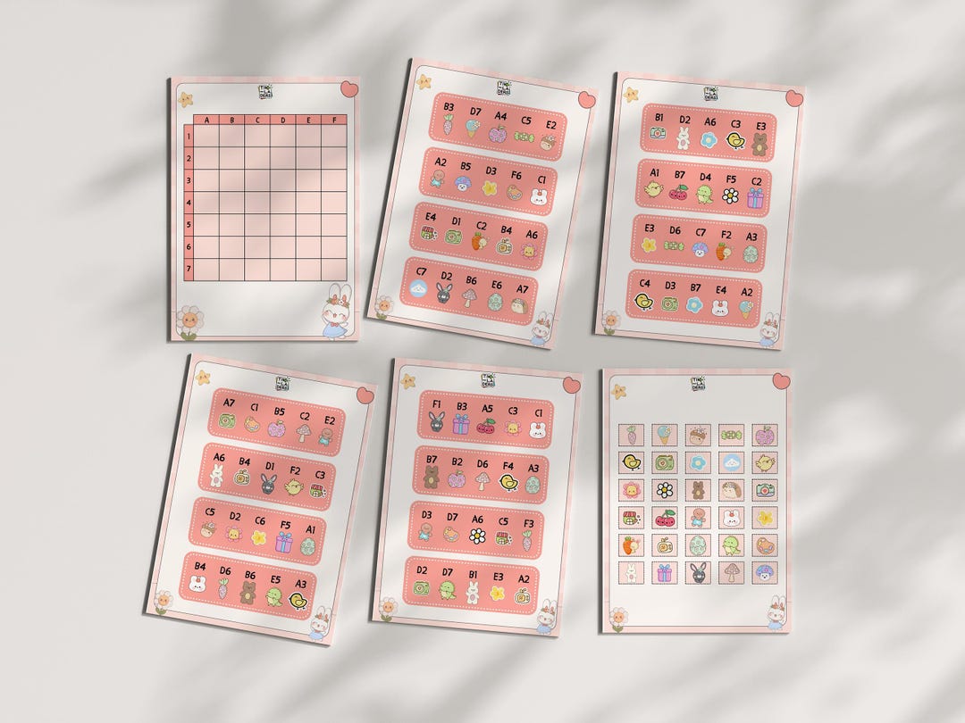 Coordinate Grid Matching Game – Follow the Direction Cards and Place ...