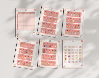 Coordinate Grid Matching Game – Follow the Direction Cards and Place the Pictures | Printable Logic Activity