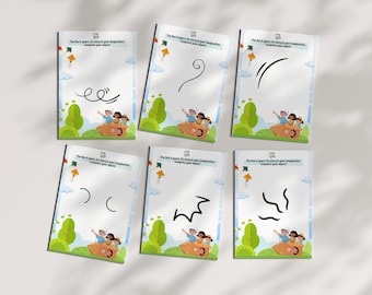 Finish the Line Drawing Prompts – Creative Drawing Worksheets (Ages 4-8)