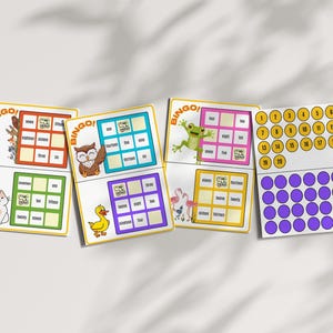 Number Bingo 1–20 – Learn Numbers in English Game for Kids | Printable Math & ESL Activity