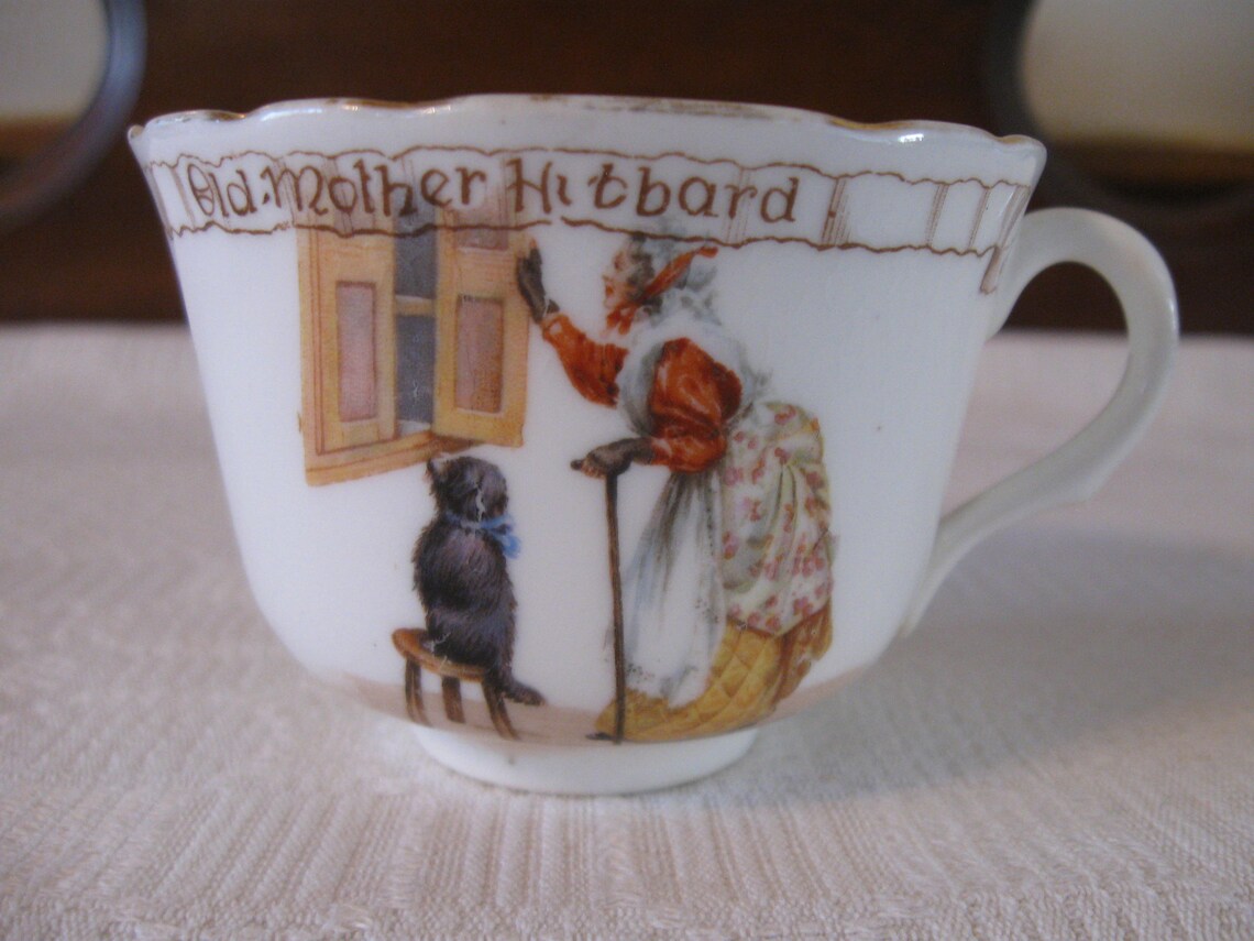 Very Rare 1902 Royal Doulton Cup and Saucer Nursery Rhyme Etsy