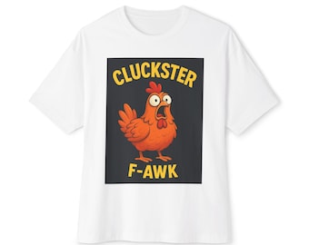 Funny Graphic Tee, Chicken Humor Shirt, Casual Wear, Gift for Animal Lovers, Oversized T-Shirt
