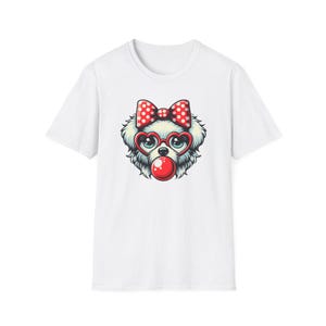 T-shirt unisexe graphique de chien mignon | Cadeau pour amoureux des animaux de compagnie, t-shirt amoureux des animaux, chemise pour maman pour chien, tenues décontractées amusantes, cadeau de la Saint-Valentin