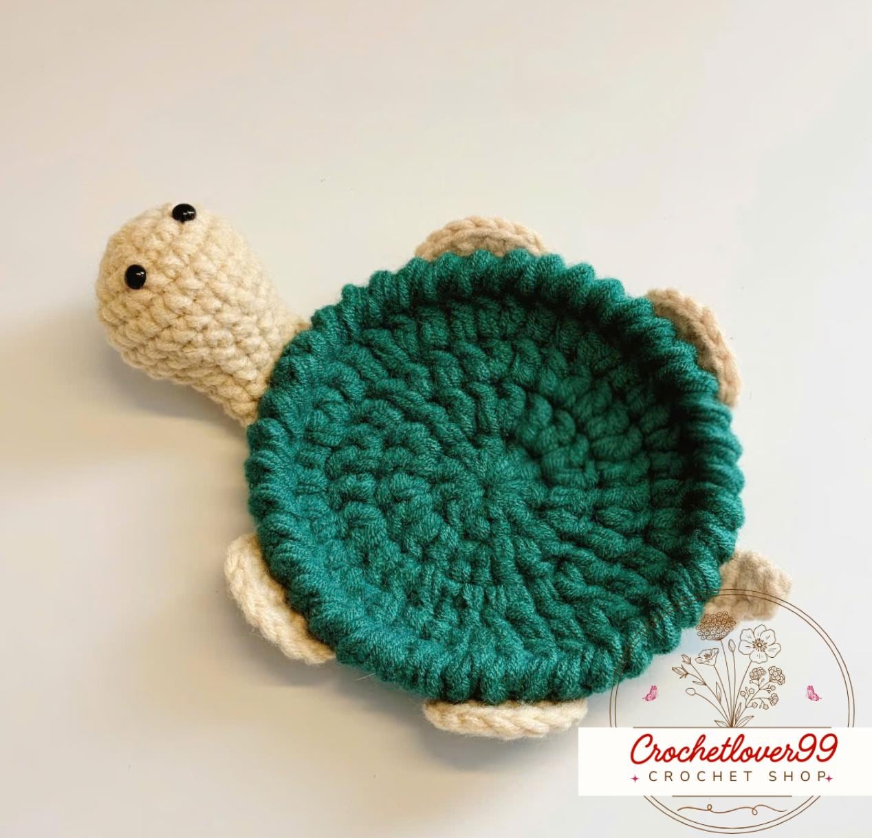 16 Turtle Coaster Crochet Patterns for Cute, Giftable Table Decor 15 Turtle Crochet Coaster