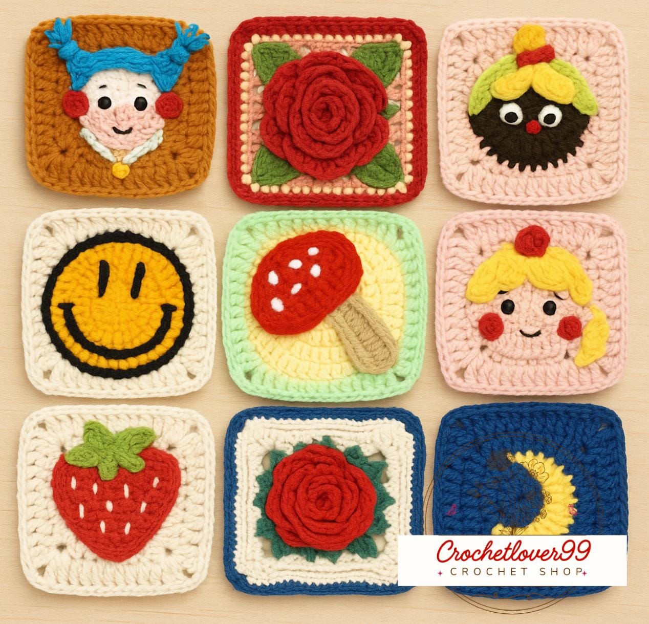 150 Patterns 150 Granny Square Crochet Patterns: Ultimate Beginner Bundle (PDF ...