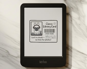 Gepersonaliseerde Kobo Libra/Clara vergrendelscherm: aangepaste e-readerachtergrond (JPG-, pdf-, EPUB-bestanden)