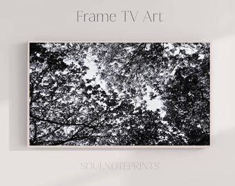 Minimalistischer Samsung Bildrahmen TV Kunst - Schwarz Weiss Fotografie - Elegantes Wohndekor (Digitaler Download)