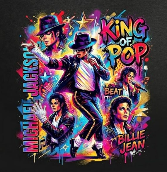 Michael Jackson King of Pop Art Print (digital Download) - Etsy
