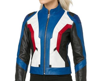 Handgemachte Soldat 76 Lederjacke: Overwatch Cosplay, Gamer Stil