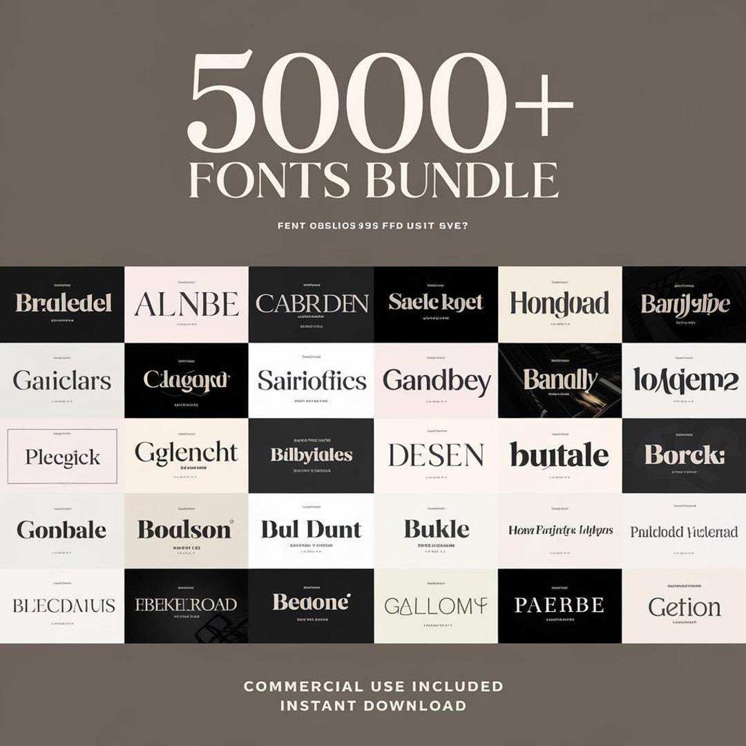 Ultimate Font Bundle | Script & Calligraphy Fonts | Handwritten ...