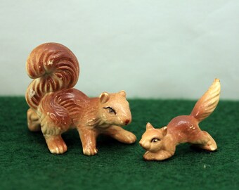 woodland animal figurines