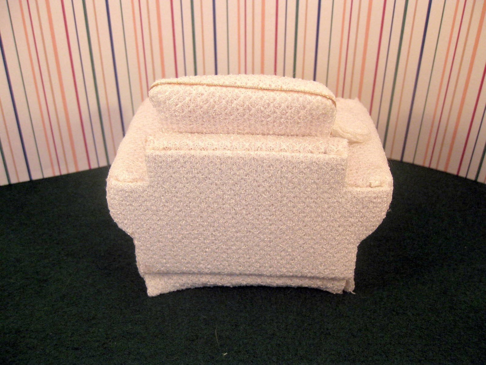 Miniature Recliner Chair for Dollhouse Etsy