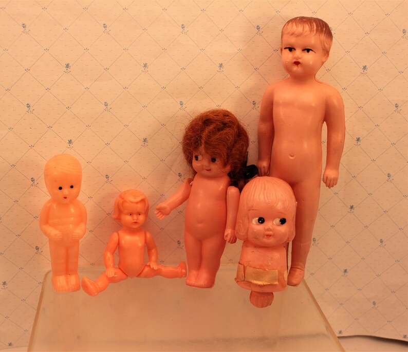 vintage hard plastic dolls