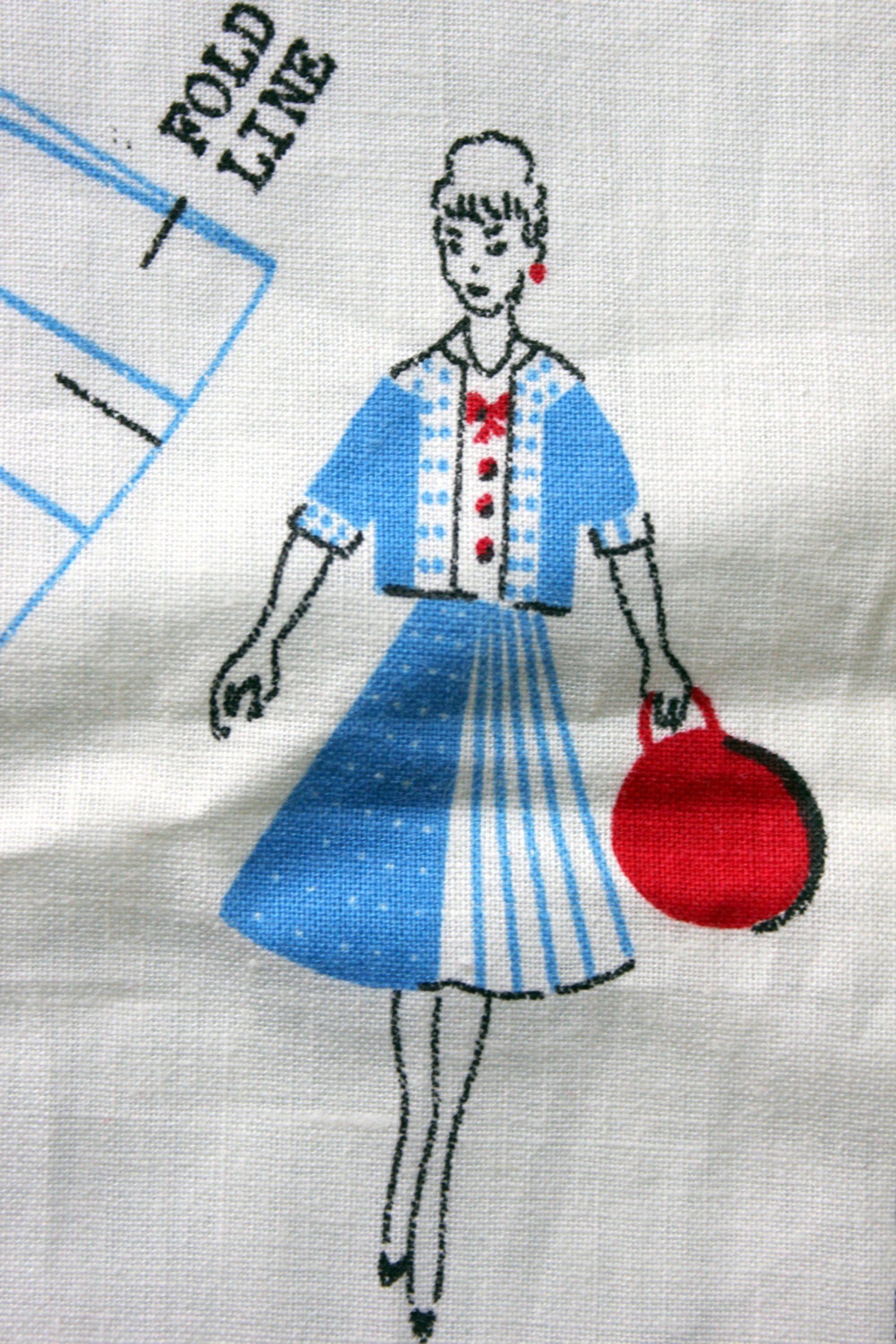 Vintage Barbie Doll Clothes Fabric Panel Rare Etsy