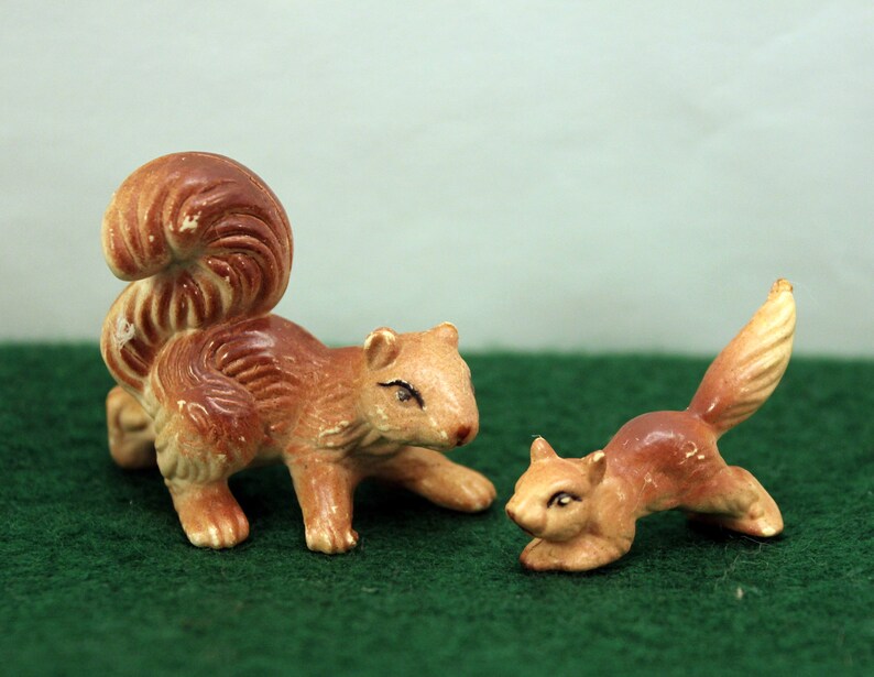 woodland animal figurines