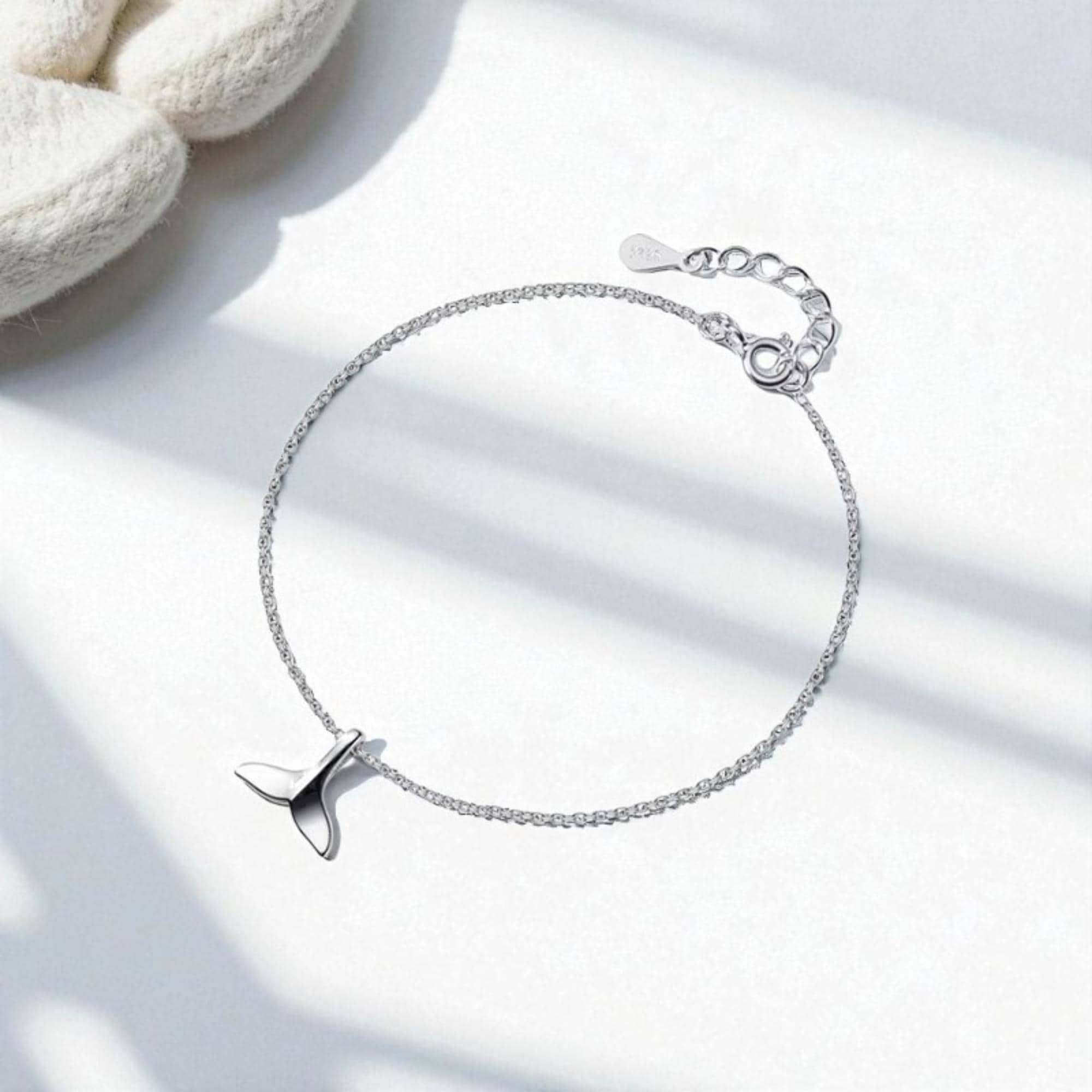Bracelet queue de baleine argent - Bijouterie La Petite Fran