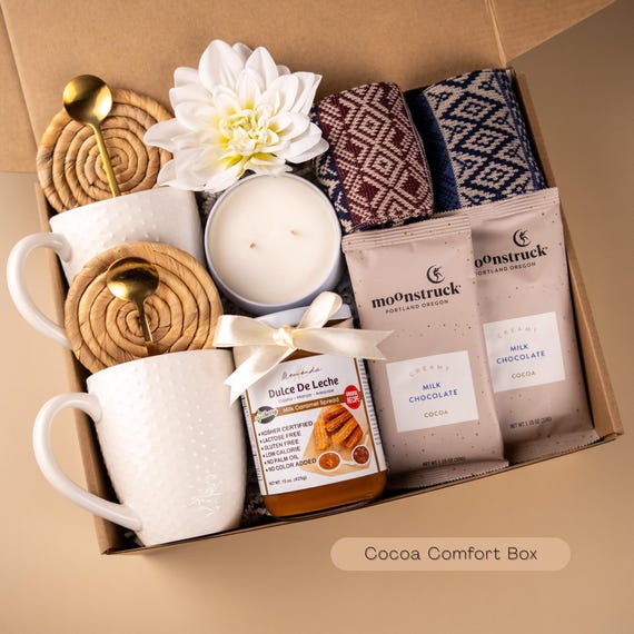 Cozy New Home Gift Basket - Real Estate Closing Gift Box - New Homeowner Gift Basket