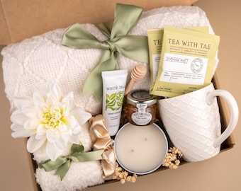 Surgery Recovery Care Package, Get Well Soon Gift Box, Cozy Comfort Set, Encouragement Gift Basket for Her