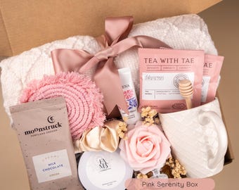 Comfort Care Gift Box, Knit Blanket, Soy Candle, Sympathy Gift