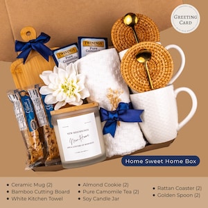 Engagement Gift, Gift For Two, Romantic Gift, Couples Gift, Anniversary Gift, Holiday Gifts, Luxury Gift Box, Gift for Family, Wedding Gift Home Sweet Home Box