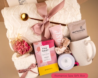 Retirement Gifts Hug in A Box Self Care Gifts for Women Spa Gift Basket Encouragement Gift Relaxation Gift Box For Her Birthday Gift Basket