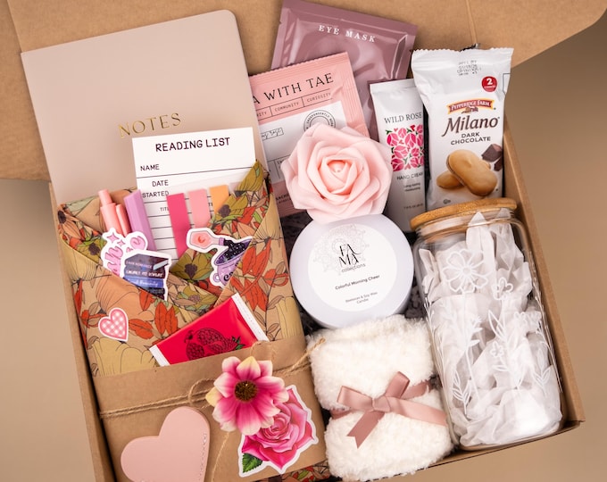 Blind Date with a Book Gift Box Mystery Book Surprise for Book Lover Gift Set Cozzy Reading Essentials Book Gift Birthday for Her Bookworm