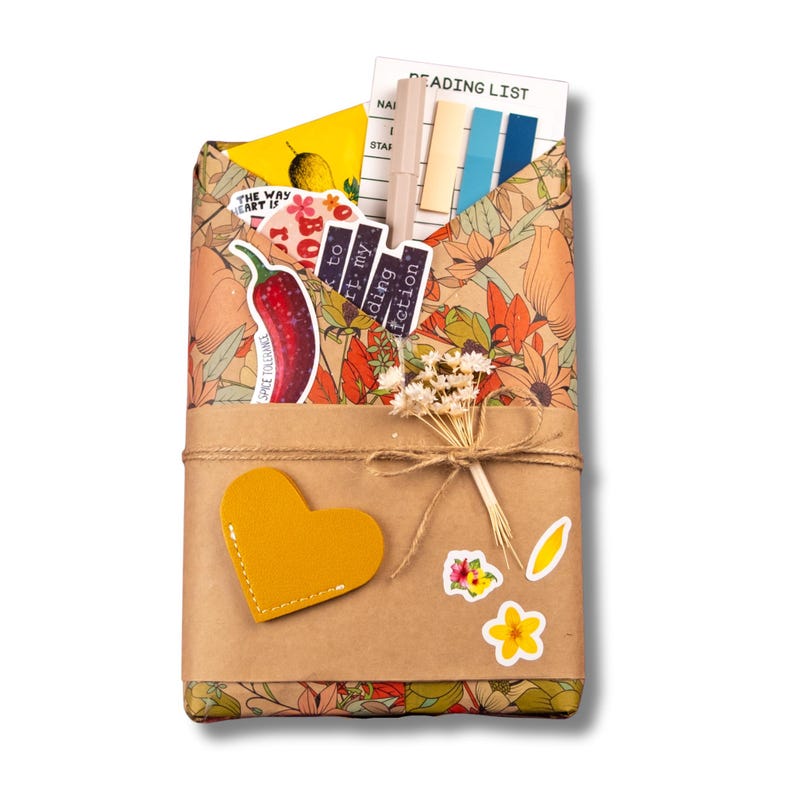 Blind Date with a Book Gift Box Mystery Book Surprise for Book Lover Gift Set Cozzy Reading Essentials Book Gift Birthday for Her Bookworm BD-Yellow- Book Only