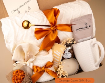 Thinking of You Gift Box, Get Well Soon Hygge Gift Box, Succulent Gift Basket, Hug in a Box, Sympathy Gift Box, Emotional Support Gift Box