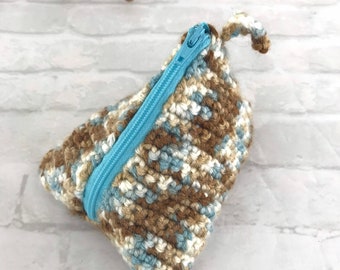 Crocheted Coin Purses Zipper Pouch Purse, Handmade Gift for Her, Unique Gifts for Women, Small Crochet Wallet  Sweetnola