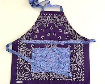 Aprons for Kids, Child Apron, Kid Apron, Childrens Play Apron, Aprons for Children, Gifts for Kids, Handmade Kitchen Apron for Boy or Girl