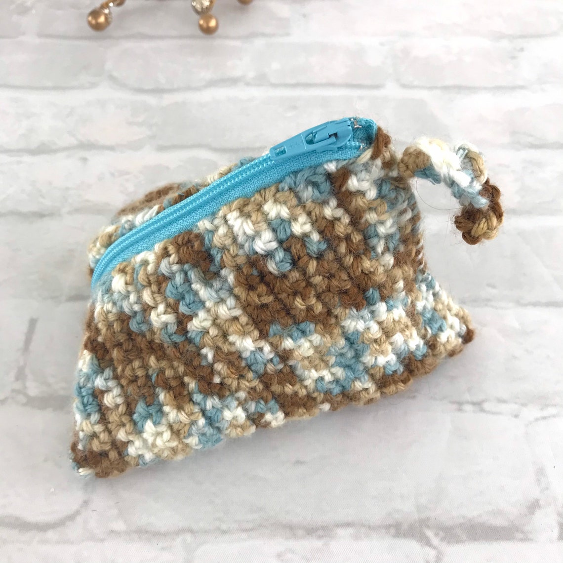 Crocheted Coin Purses Zipper Pouch Pursehandmade Gift for Etsy