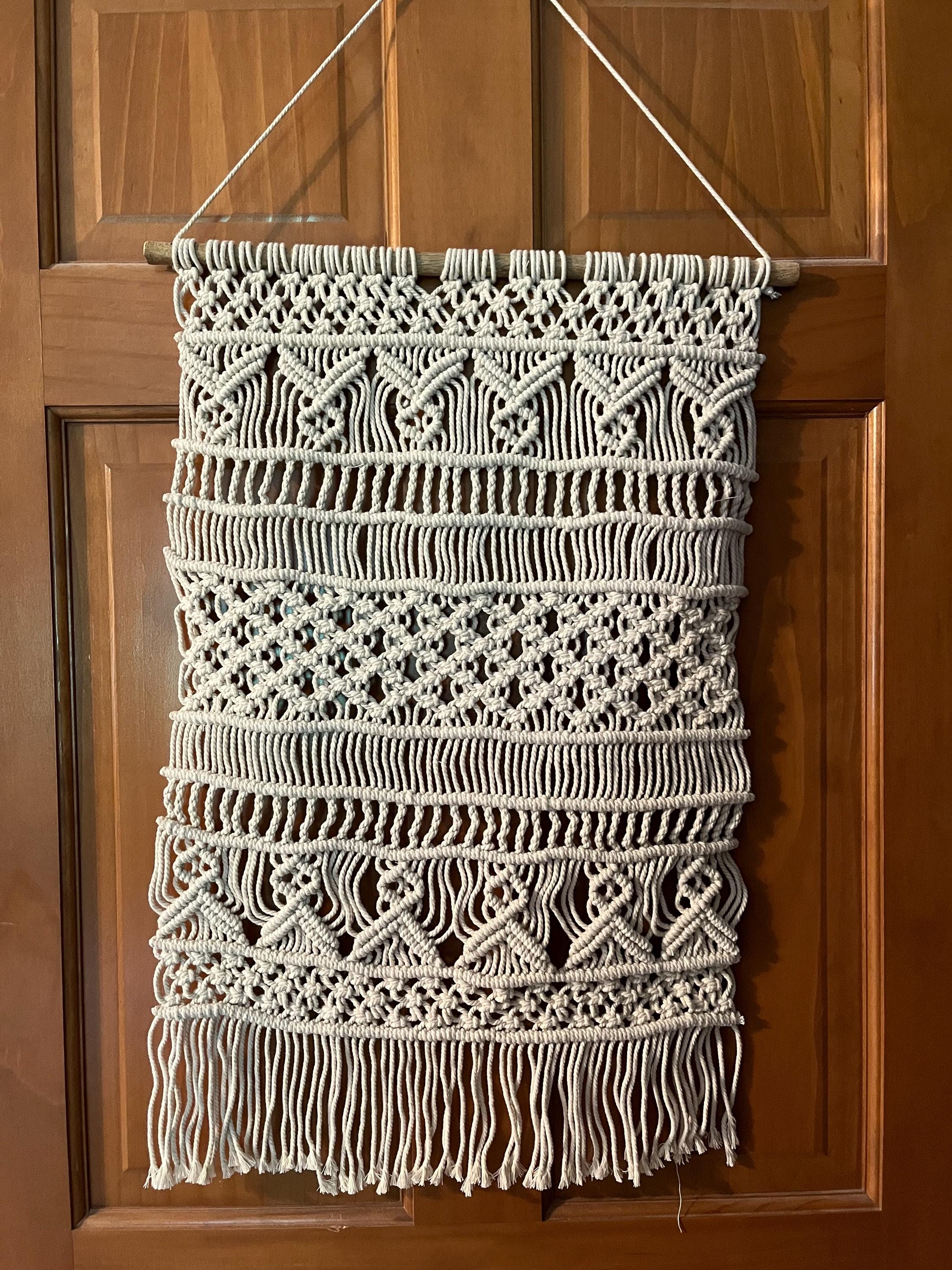 Vintage Woven Wall Hanging - Etsy