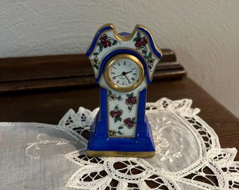 Vintage Miniature Limoges Clock - Etsy