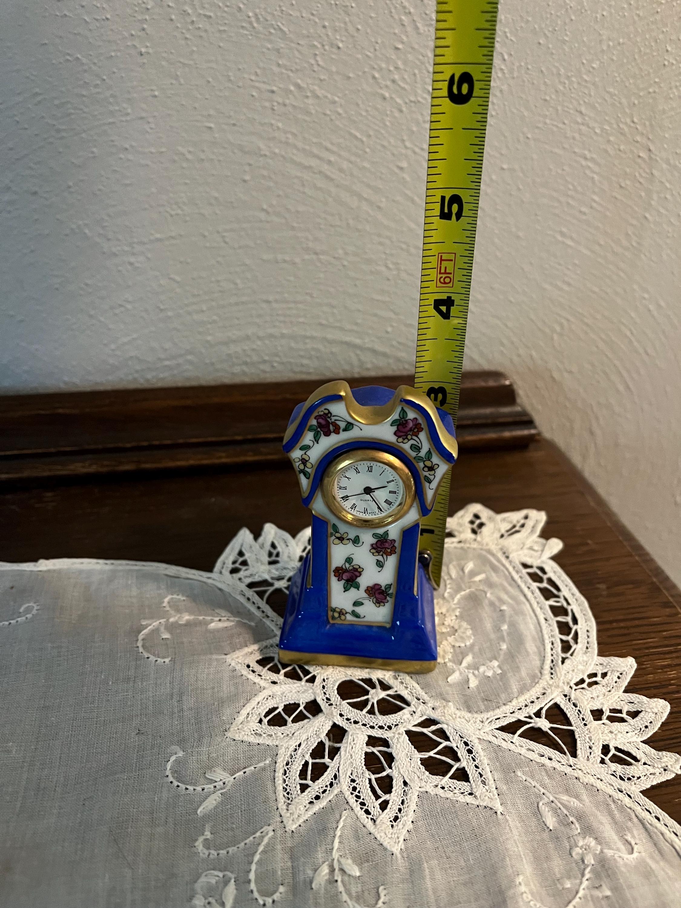 Vintage Miniature Limoges Clock - Etsy