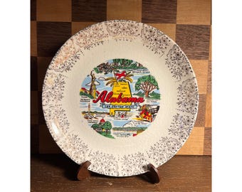 Alabama Souvenir Plate