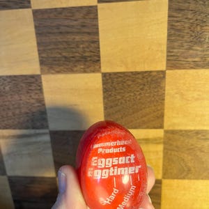 Vintage Egg Timer, hard water spots