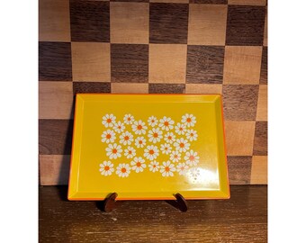 Vintage Flower Power Daisy Tray