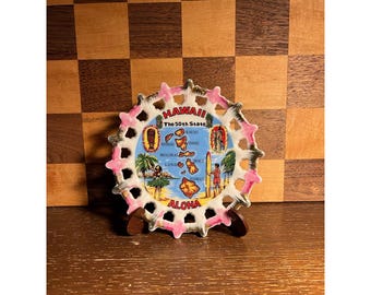Hawaii Souvenir Plate