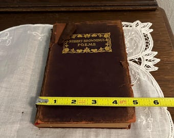 ロバート・ブラウニングの詩集、著作権1896年 - Etsy 日本