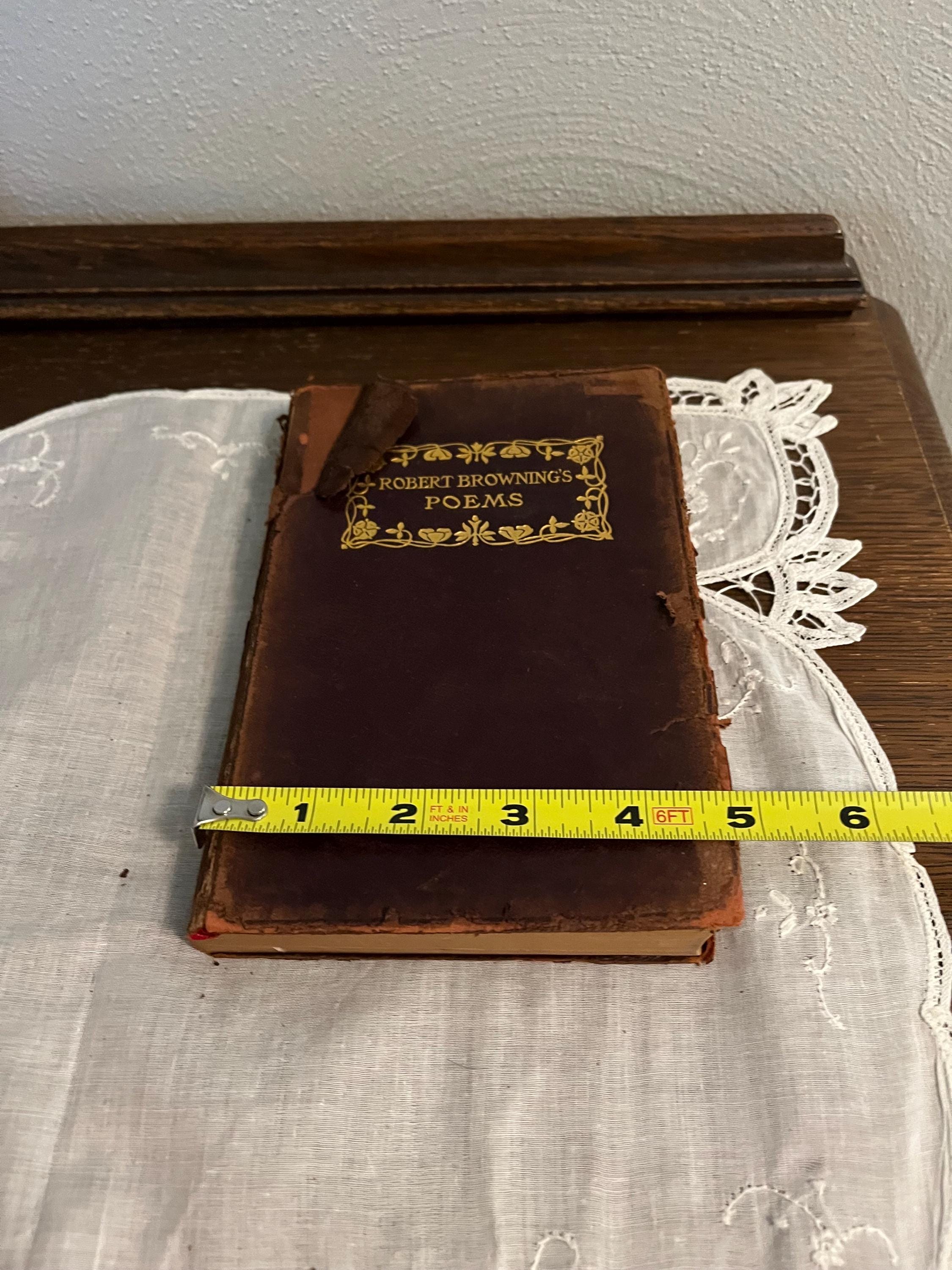 ロバート・ブラウニングの詩集、著作権1896年 - Etsy 日本